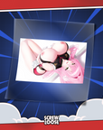 Uzzy Bunny Girl Velvet Stickers