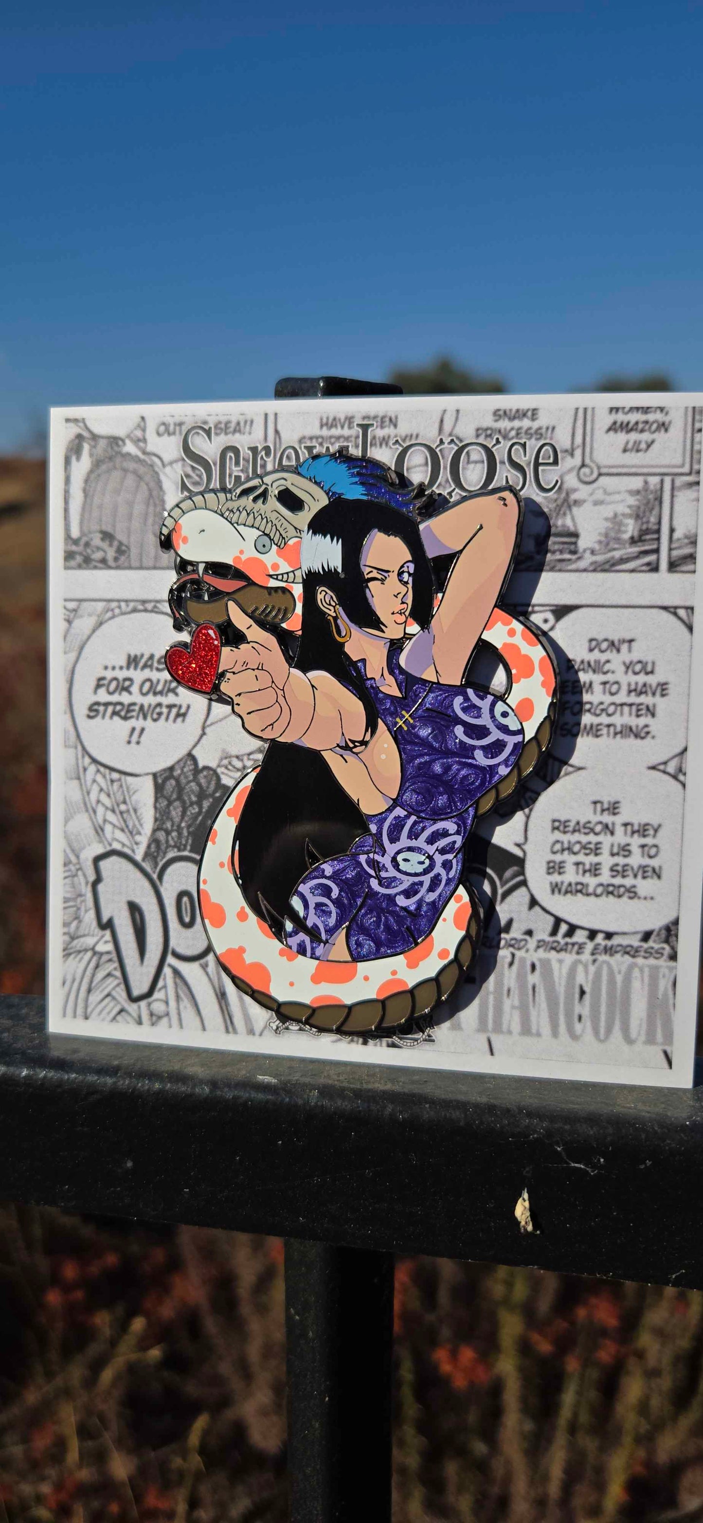 King of the Pirates Pins Boa Pin