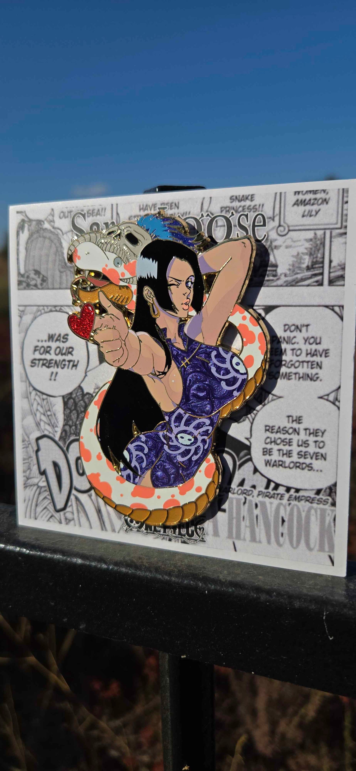 King of the Pirates Pins Boa Pin