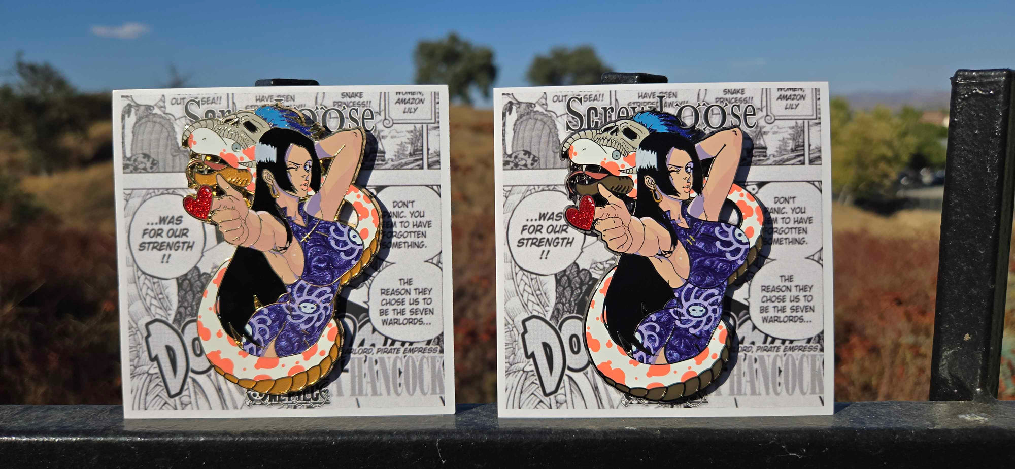 King of the Pirates Pins Boa Pin