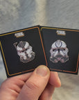 Helmet Pin Wolf Pack Pins