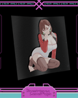 Casual Alien Girl Stickers