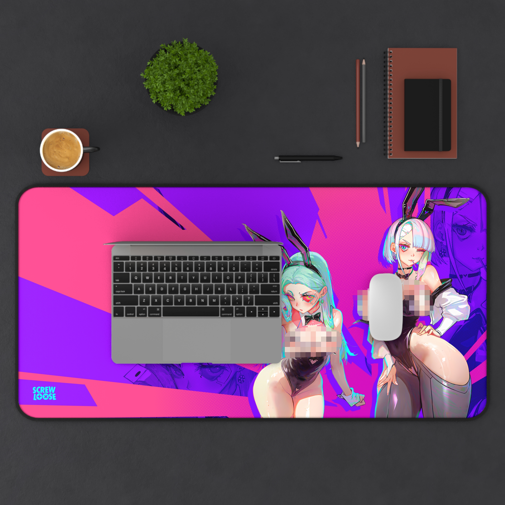 Bunny Girl Becca & Lucy SPICE Playmat