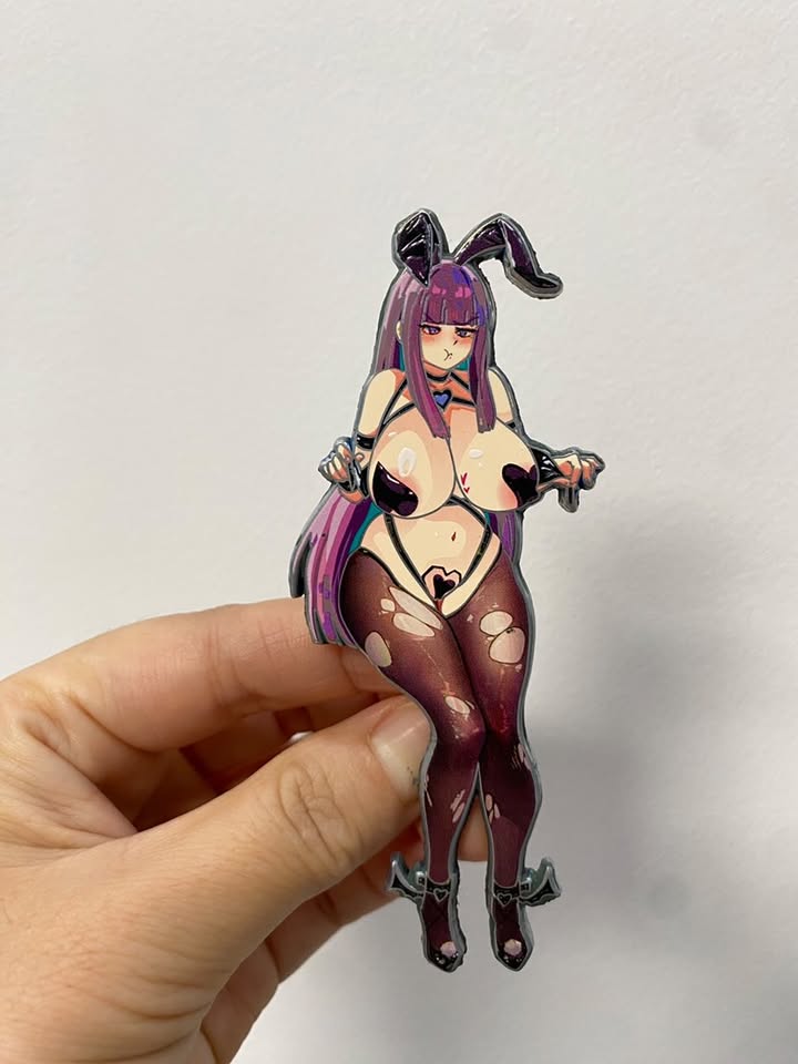 Bunny Girl Fern Pin
