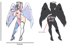 Angel Lucy PRE ORDER PIN