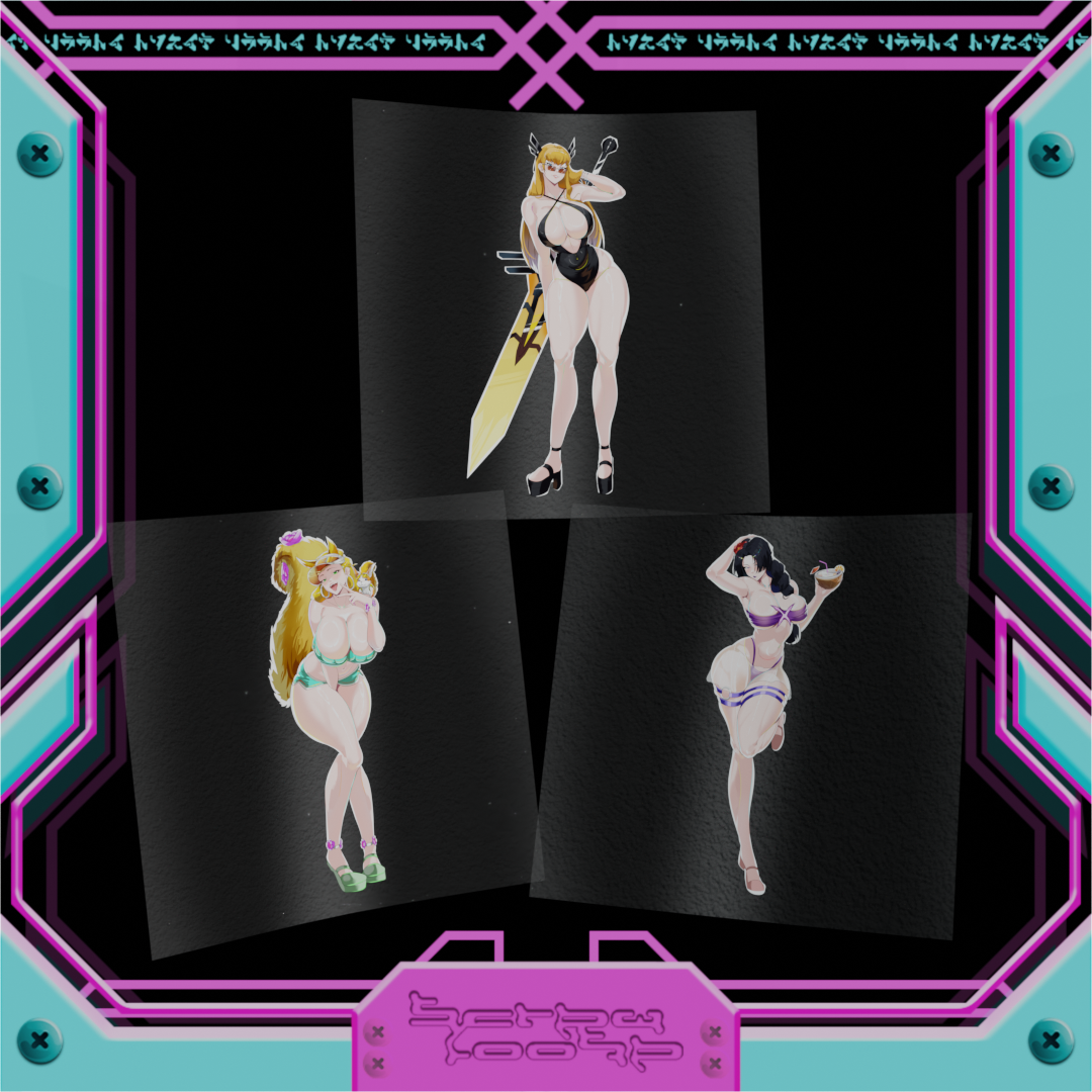Beach Babes Pt27 Stickers