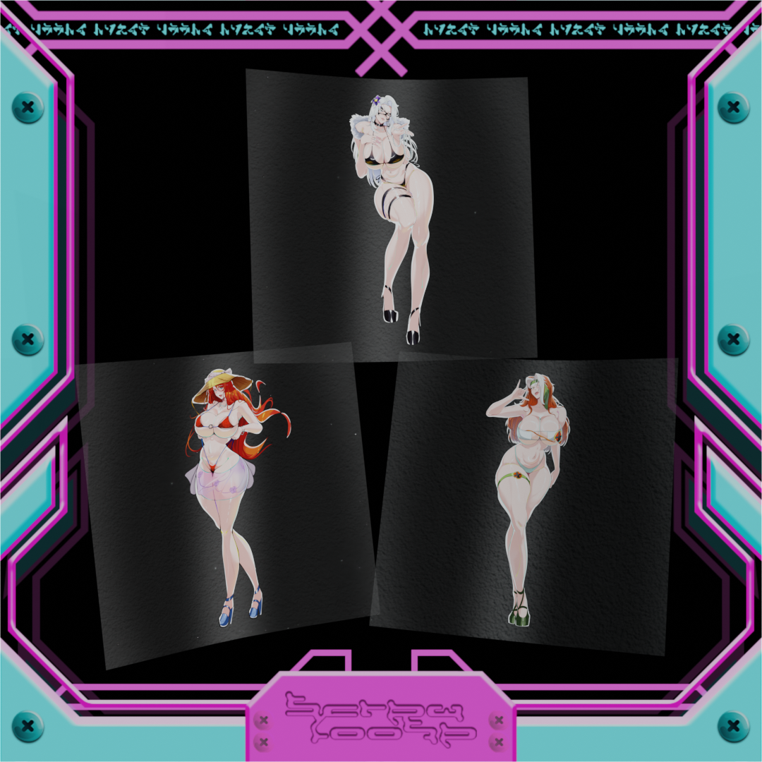 Beach Babes Pt28 Stickers