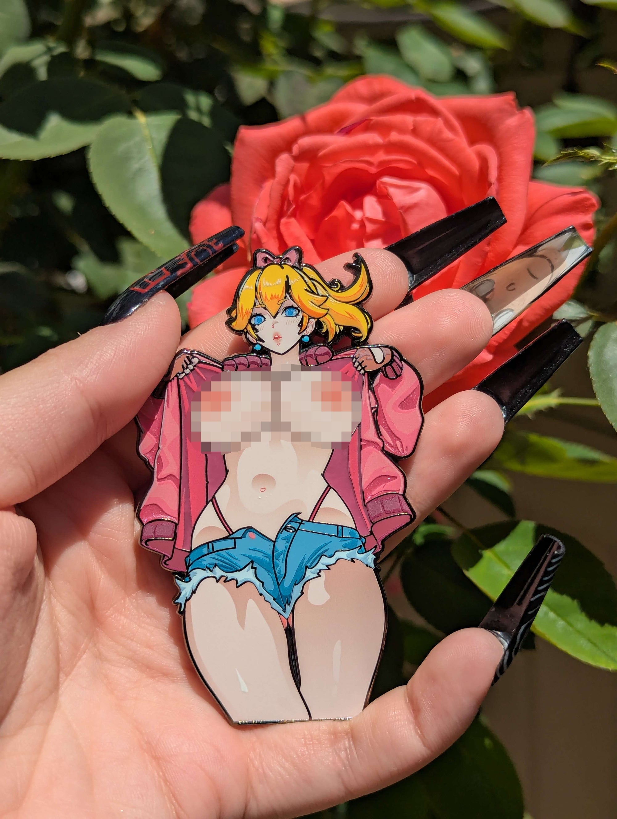 Beach Peach Pin