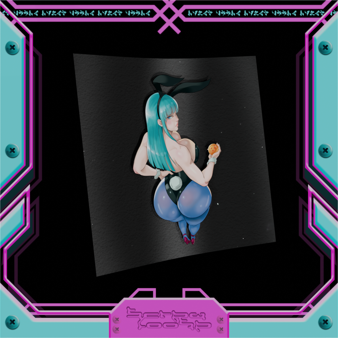 Bunny Girl Bulma Stickers