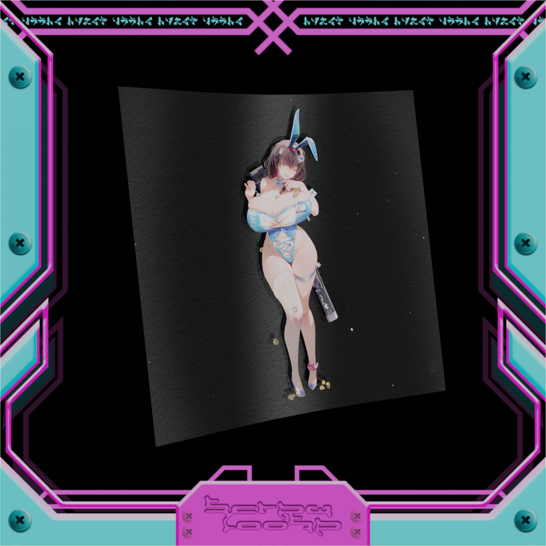 Bunny Girl Mary Stickers