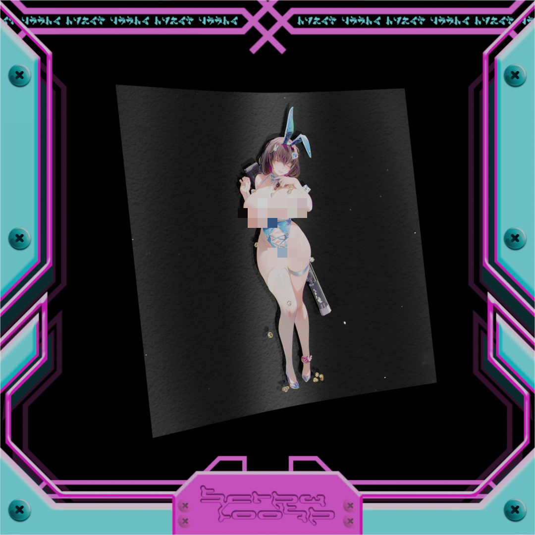 Bunny Girl Mary Stickers