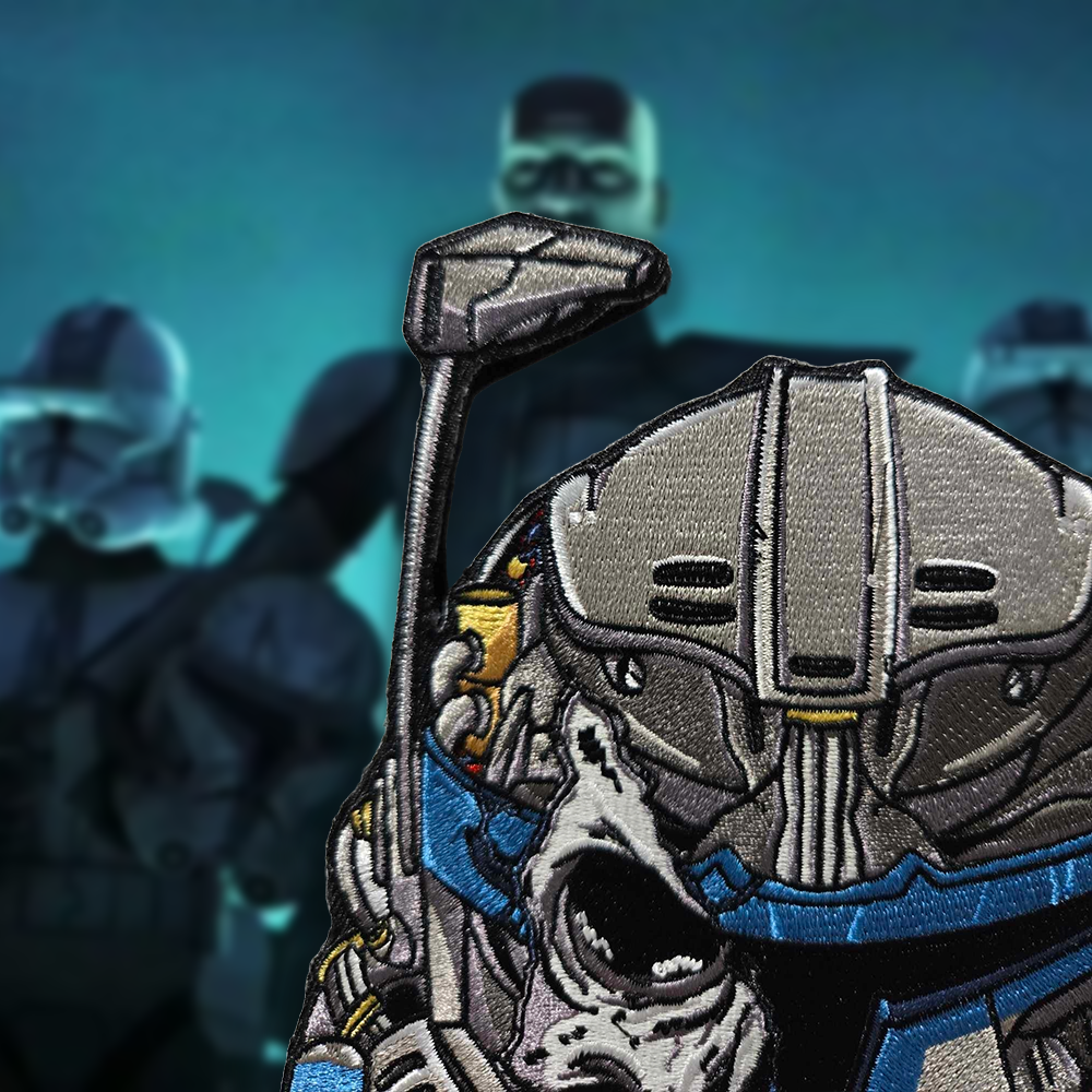 Shattered Captain Rex Helmet Patch