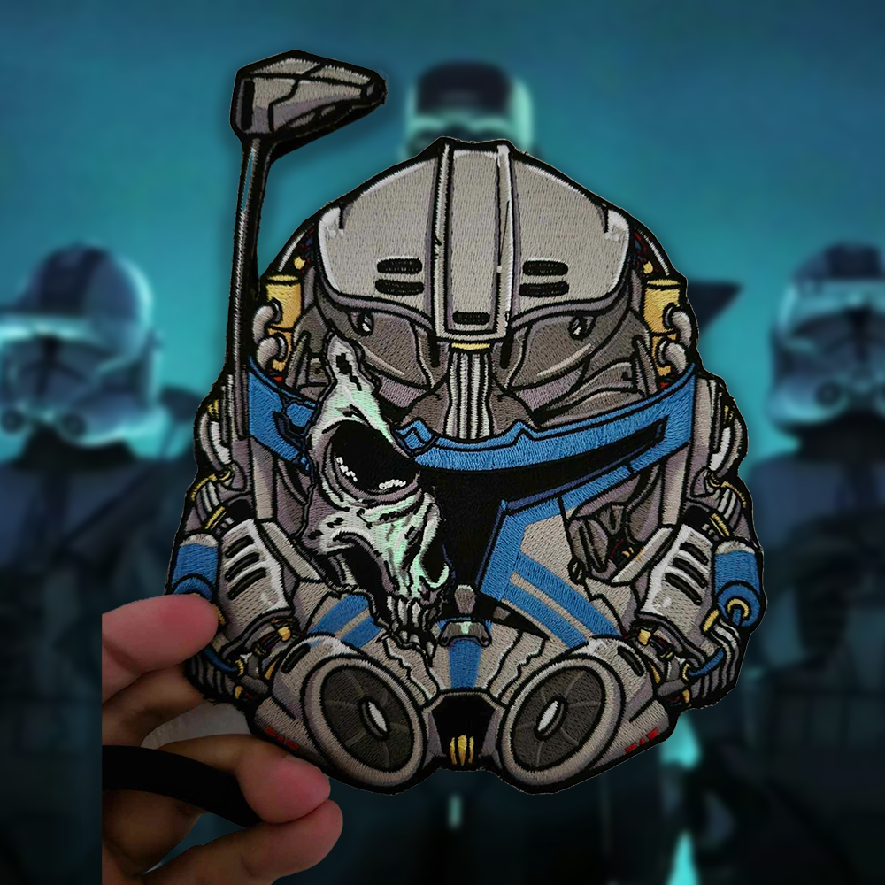 Shattered Captain Rex Helmet Patch