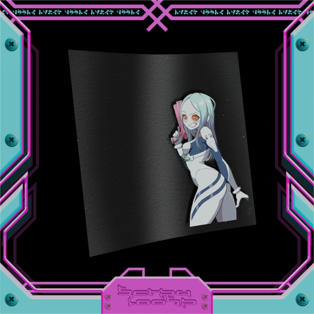 Cosplay Neon Genesis Lucy & Becca Stickers