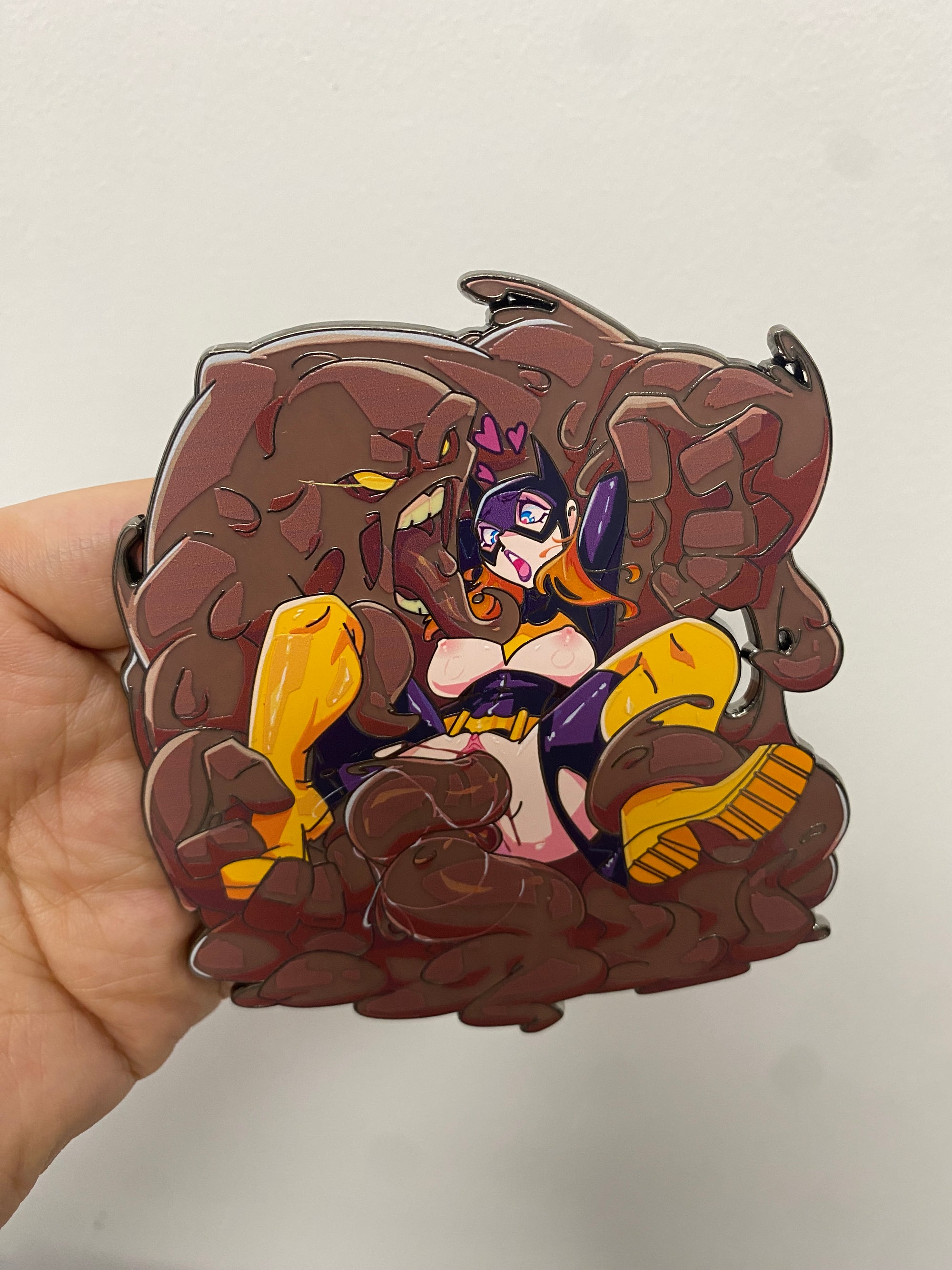 Clayface x Batgirl Pin