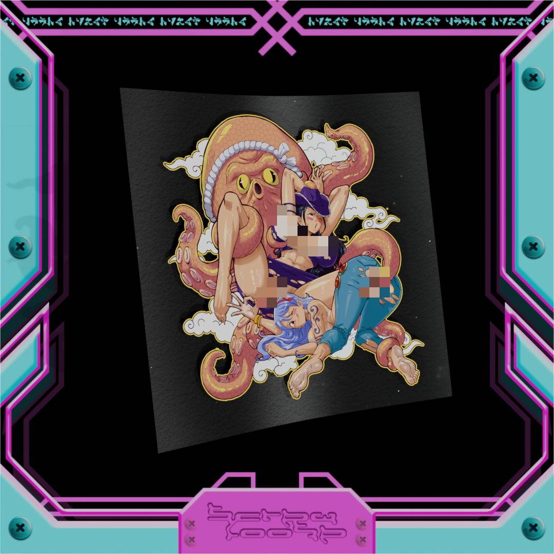 Tan Octopus Time Stickers