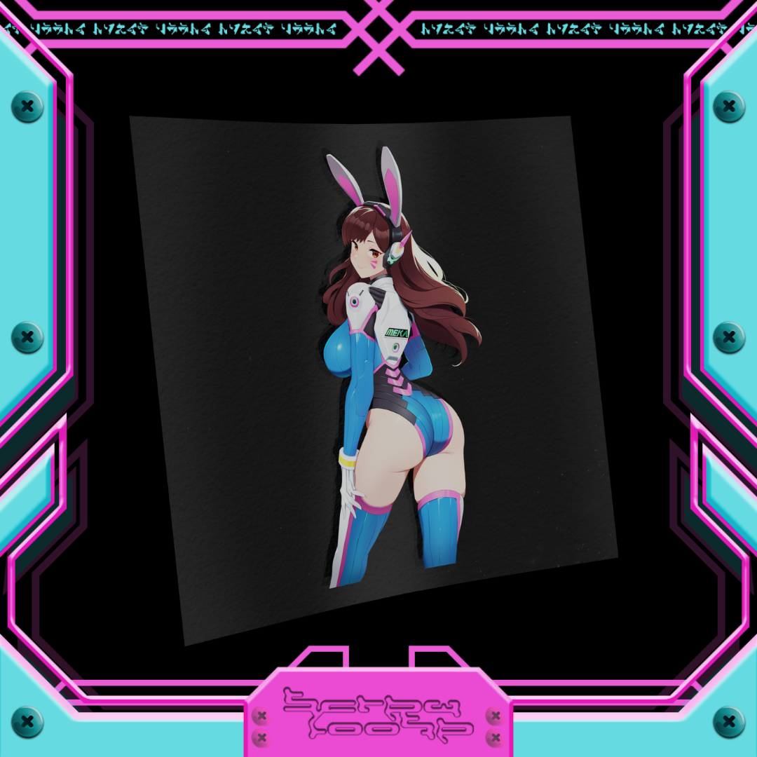 Bunny Girl D Va stickers
