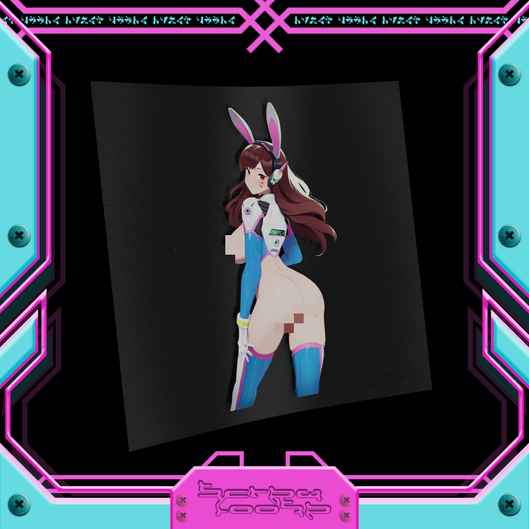Bunny Girl D Va stickers