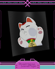 Pressed On Glass DanDan Peeker Stickers
