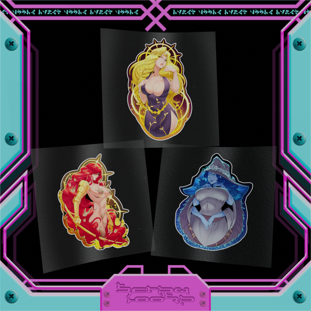 Elden Ring Babes Stickers