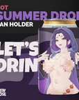Goth Raven Beer Koozies