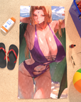 Granny Sunbathing Beach Towel