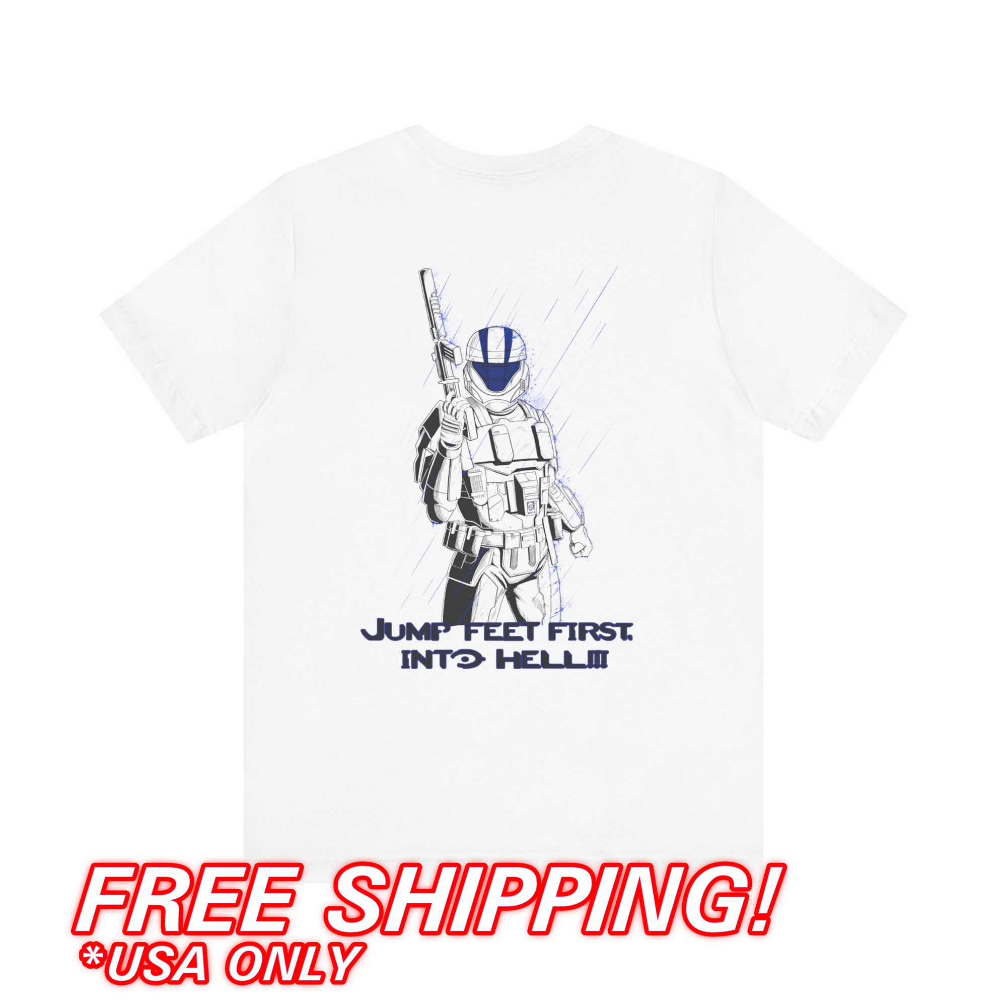Hell Jumpers White Tee