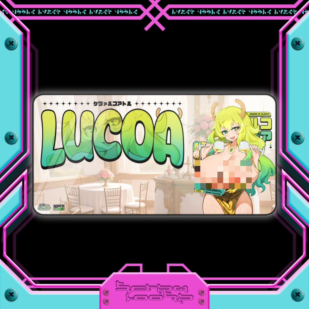 Lucoa Gold Dress SPICE Celebration Playmat