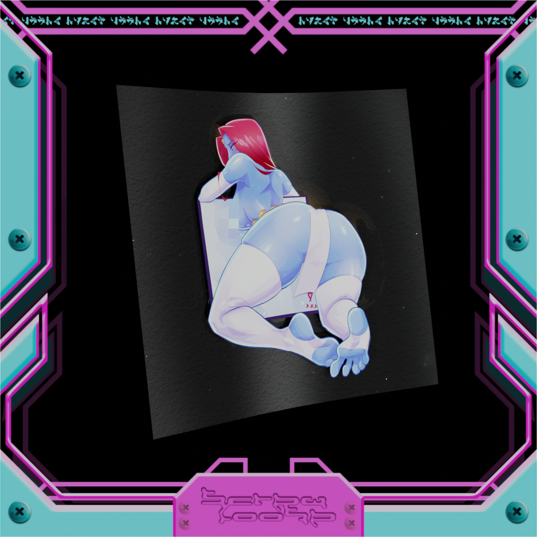 Mystique is waiting Stickers