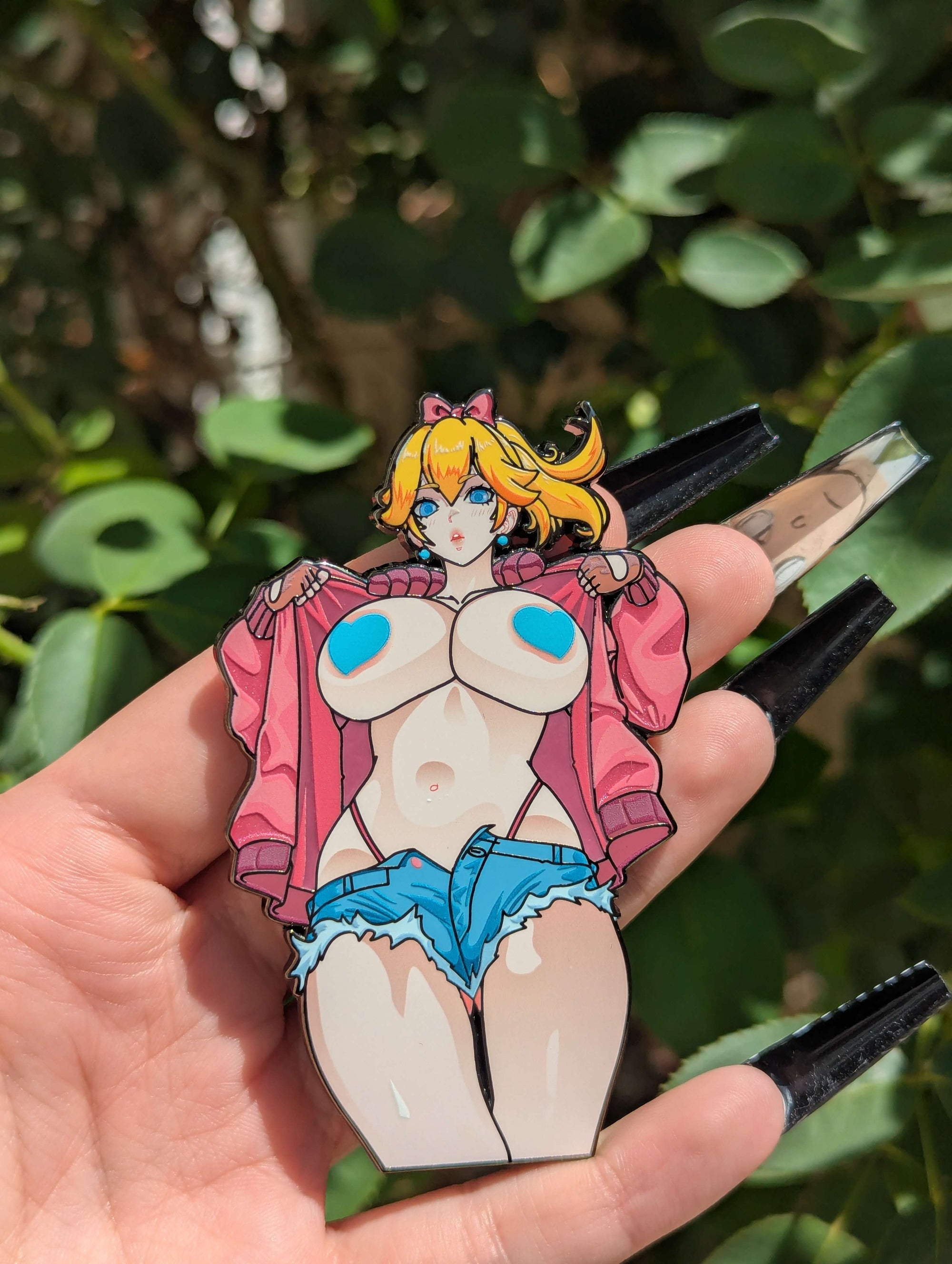 Beach Peach Pin
