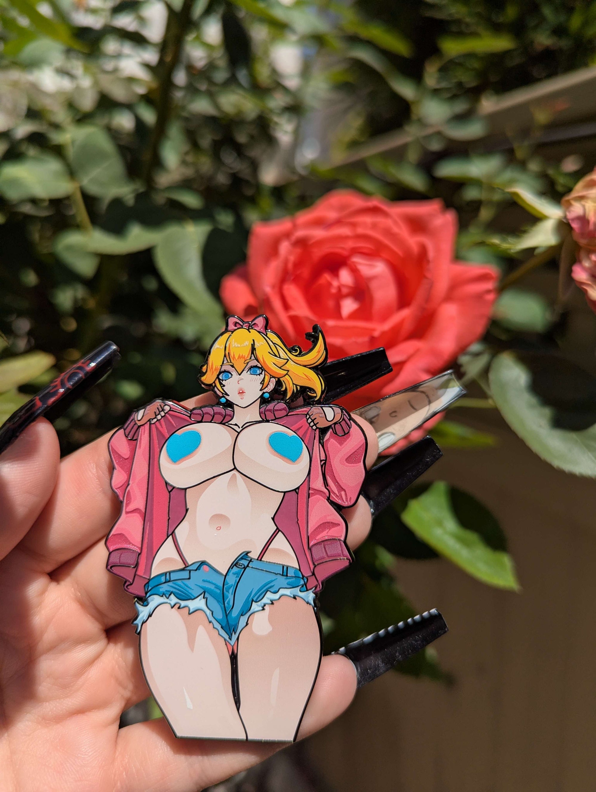 Beach Peach Pin