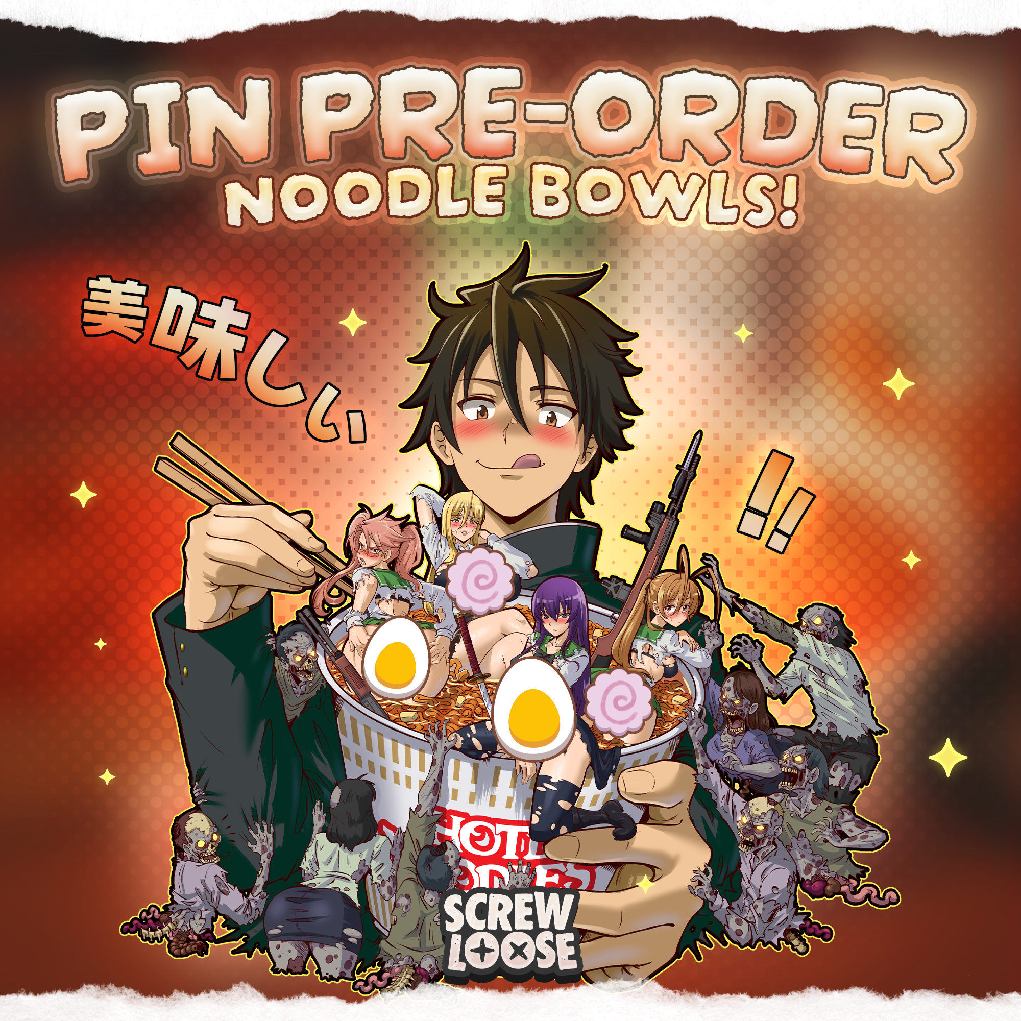 HOTD Ramen Bowl PRE ORDER PIN