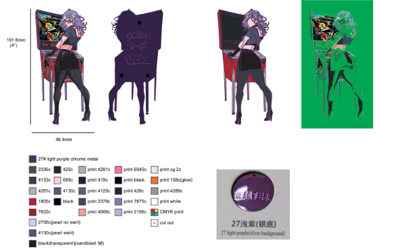 Pinball Black Cat Pin