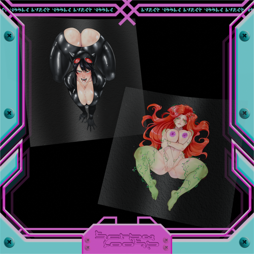 Poison & Cat Stickers