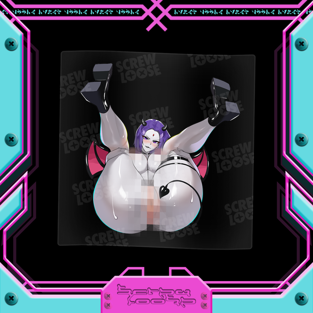 Spooky Raven Succubus Stickers