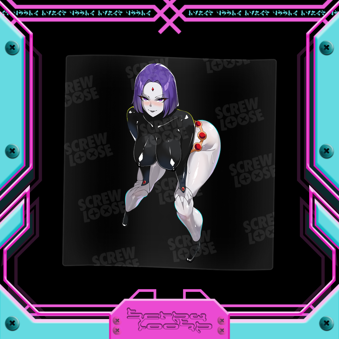 Spooky Raven Stickers