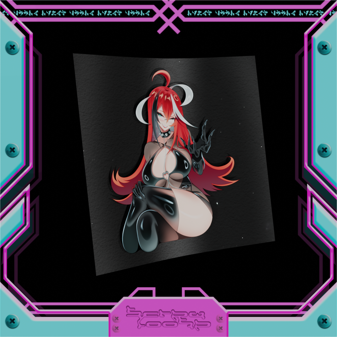 Spooky Amber OC Succubus Stickers