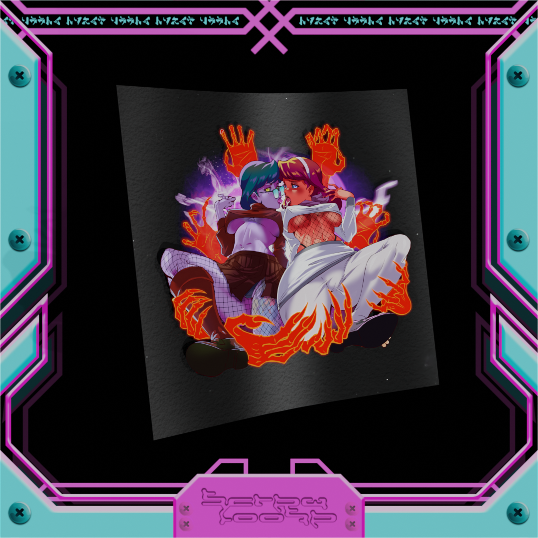 Jinkies! Velma x Daphne Devil & Angel Stickers