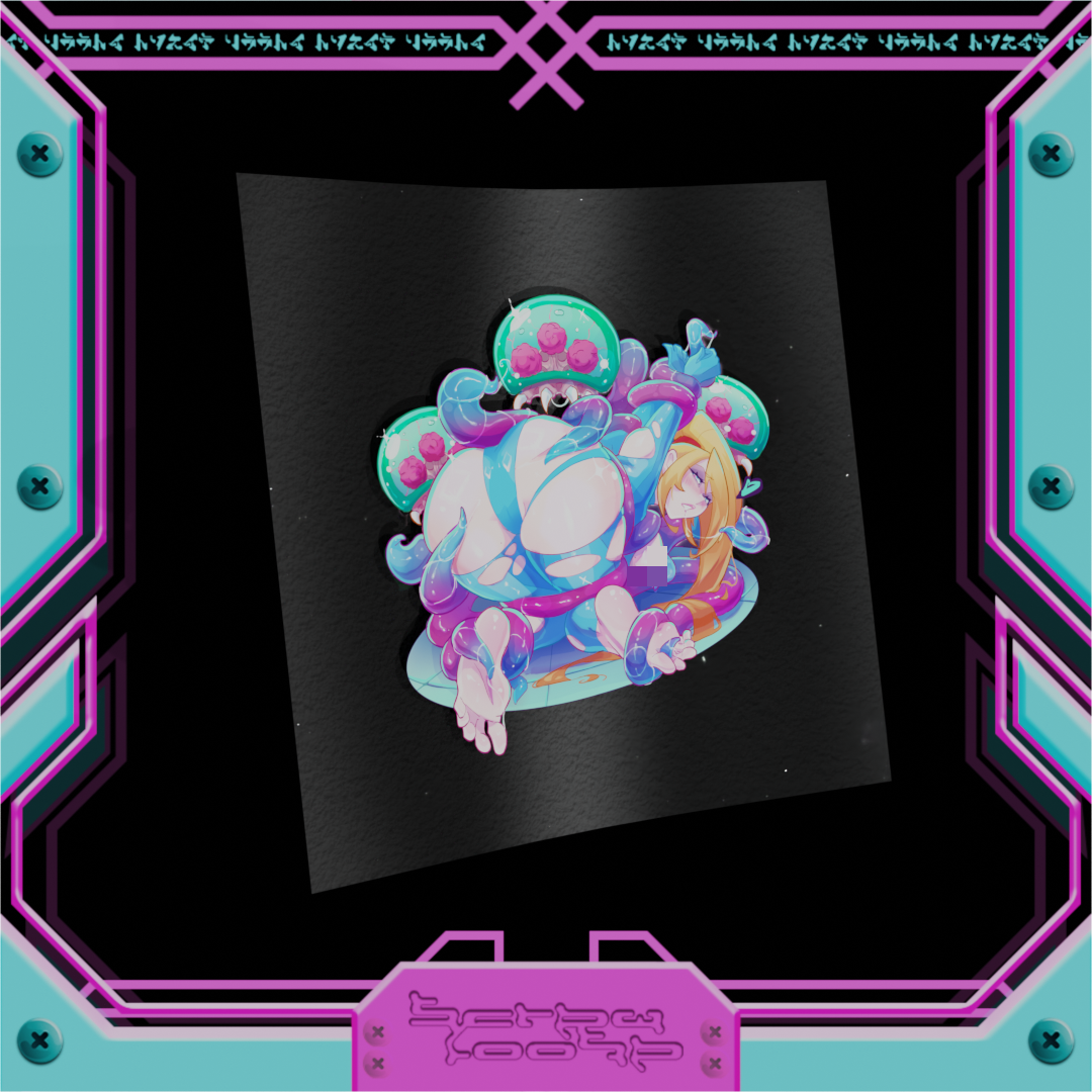 Samus got Caught V2 Stickers