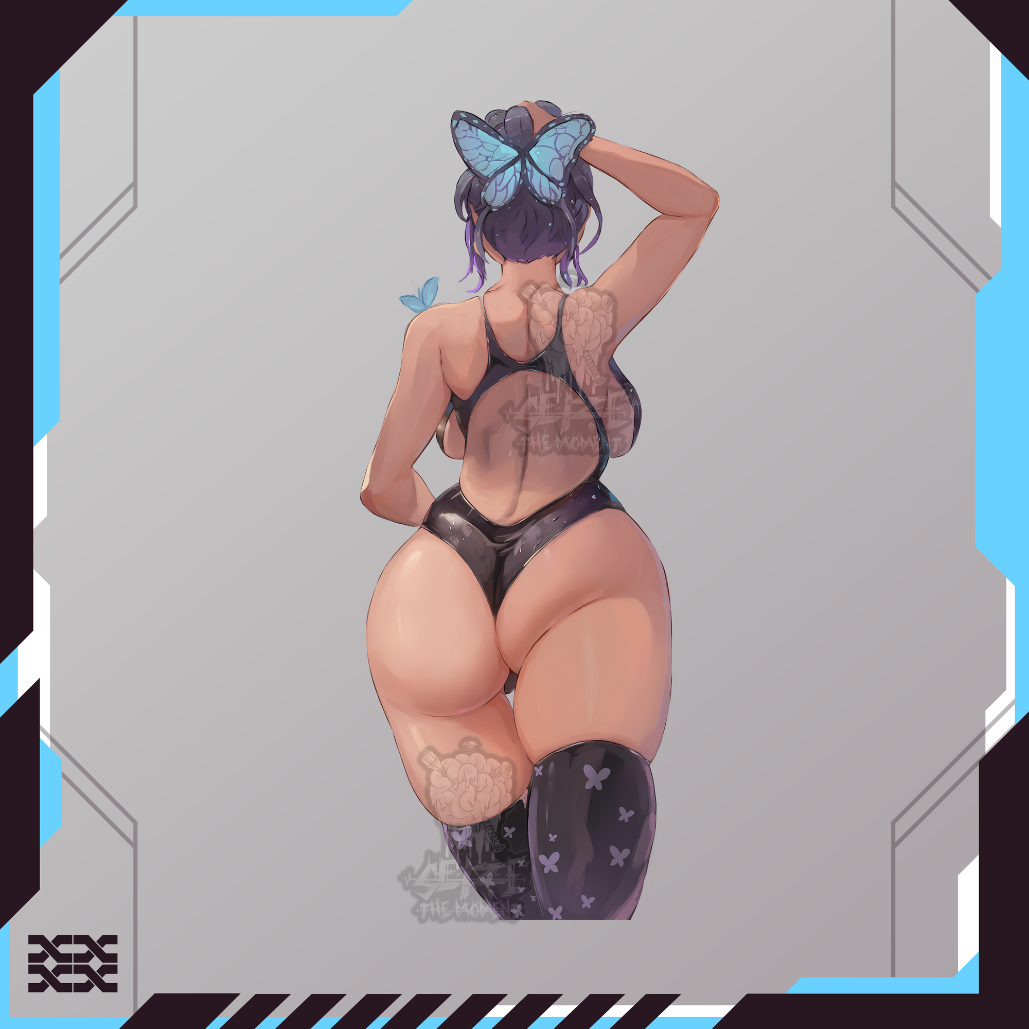 Booty Shinobu Stickers