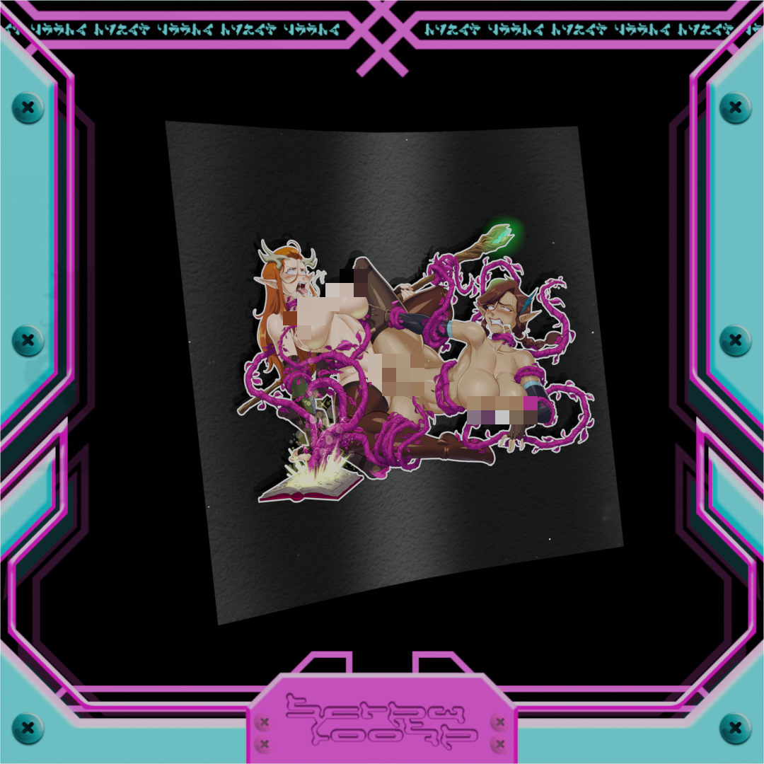 Spell gone Wrong! Purple Stickers