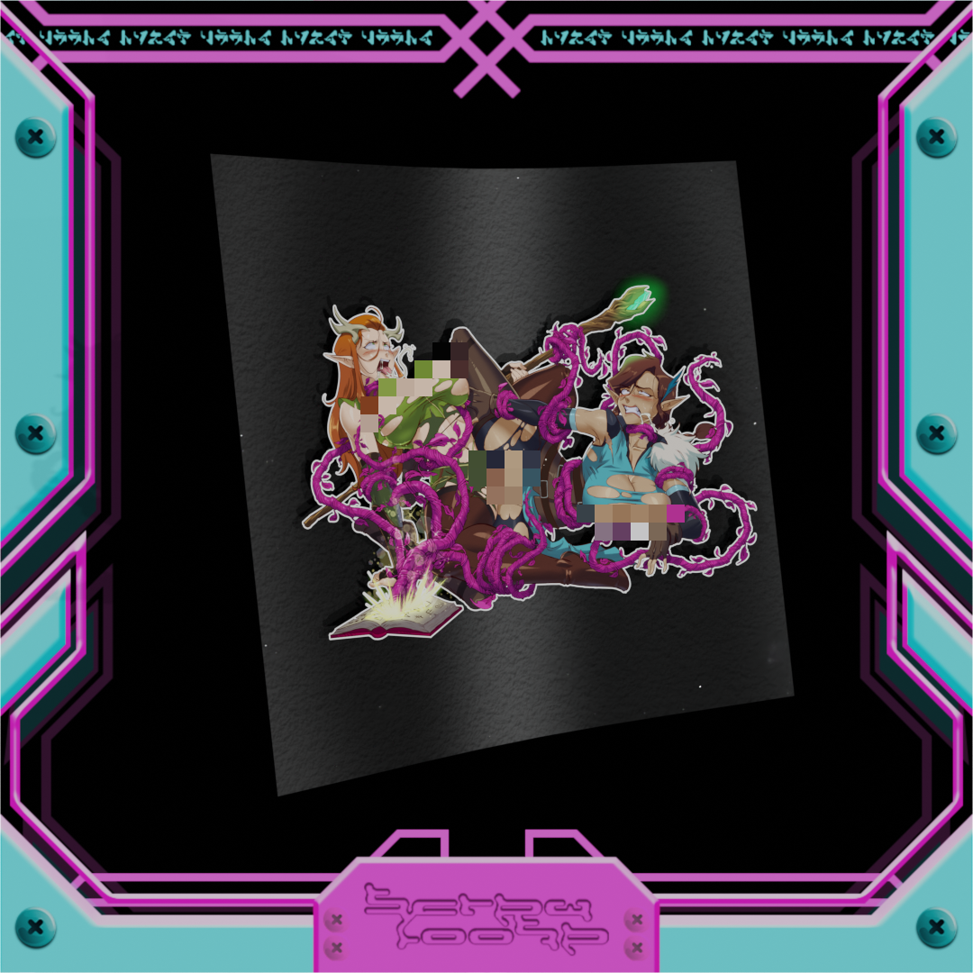 Spell gone Wrong! Purple Stickers