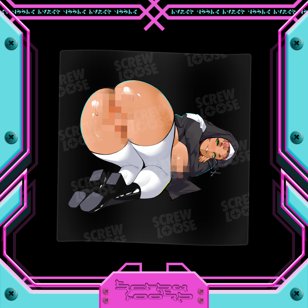 Spooky Starfire Nun Stickers