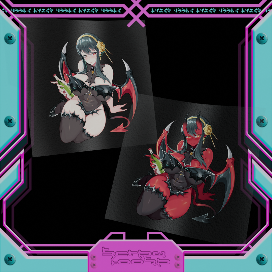 Succubs Mommy Cosplay Stickers