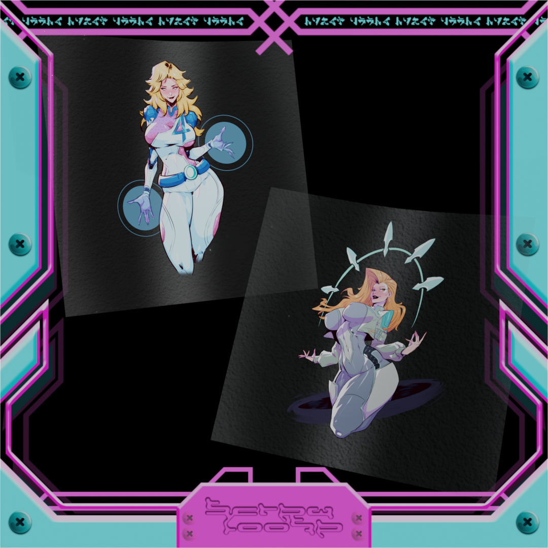 Sue & Cloak Stickers