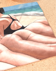 Sun Bathing Beach Towel