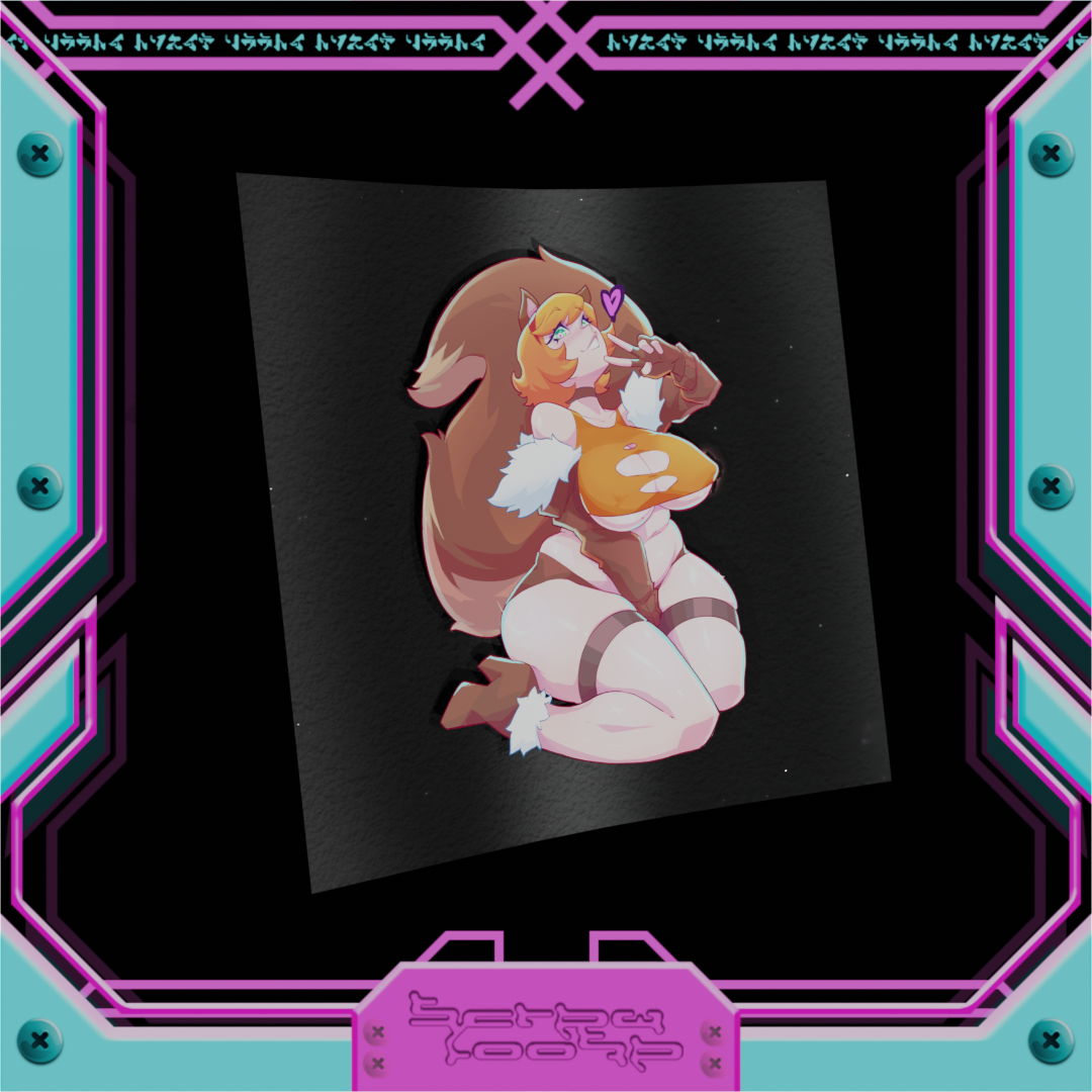 Thicc Squirrel Stickers