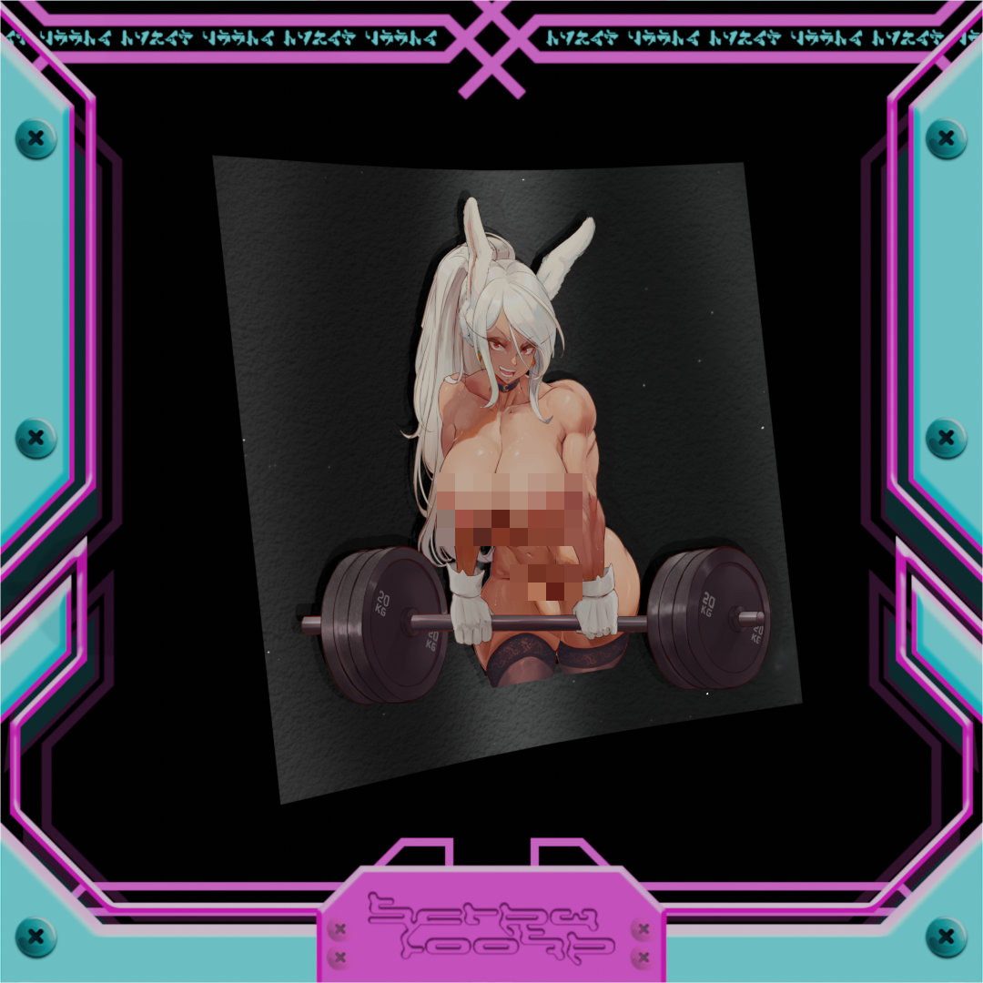 Weight Lifting Mirko Stickers