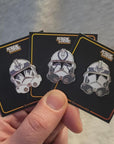 Helmet Pin Wolf Pack Pins