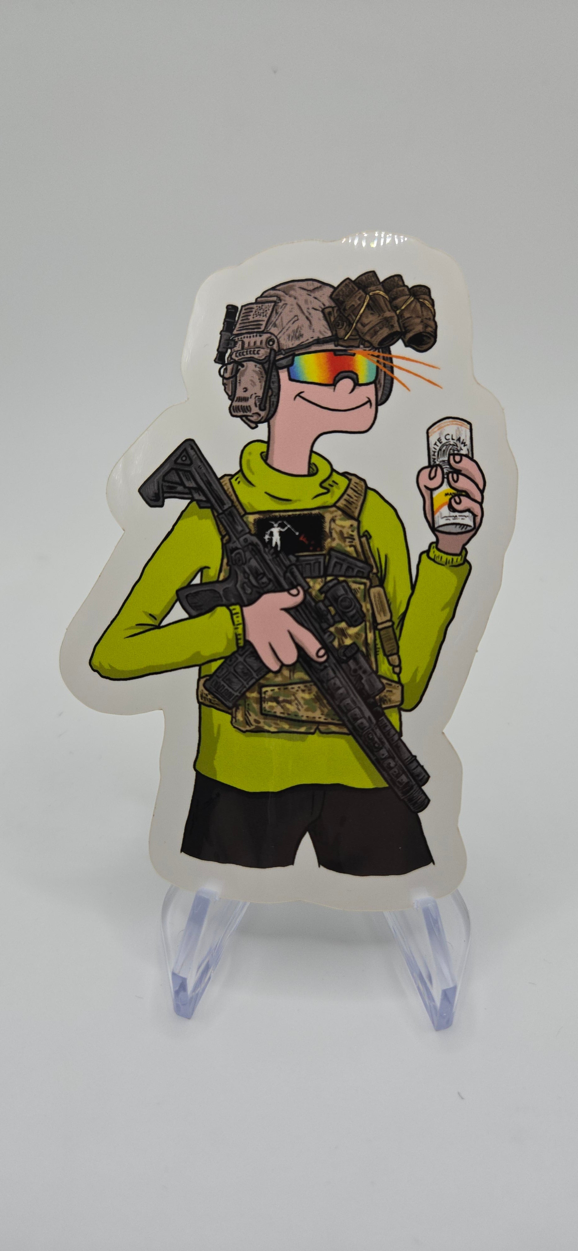 White Claw Ed Edd Eddy Stickers